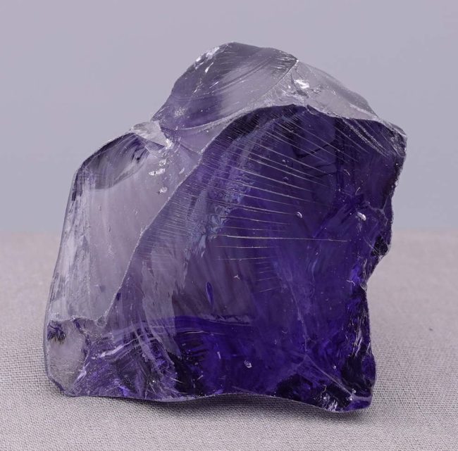 Gem Banded Violet Sovereign Amethyst Monatomic Andara Crystal 148.0 g. - Image 3