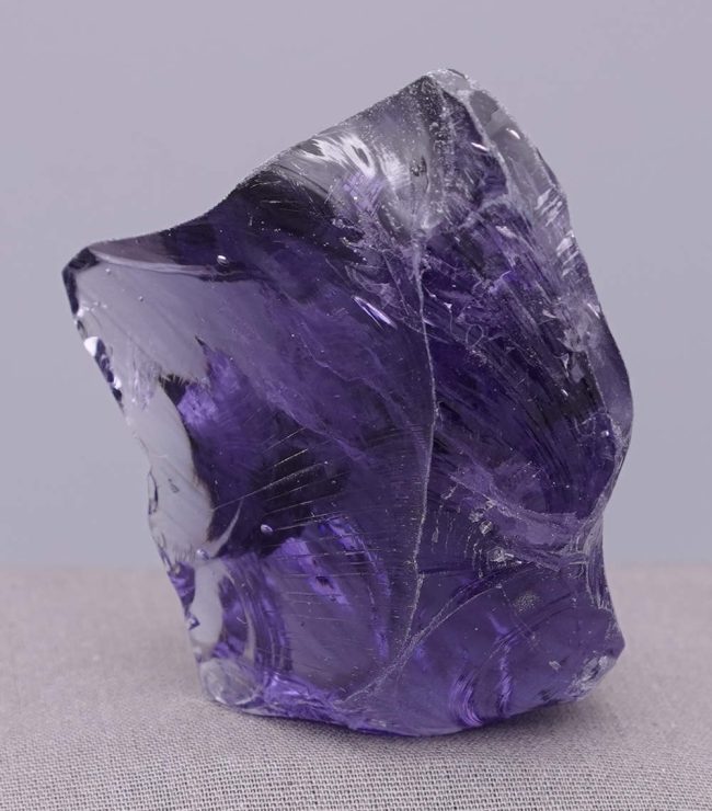 Gem Banded Violet Sovereign Amethyst Monatomic Andara Crystal 148.0 g. - Image 4