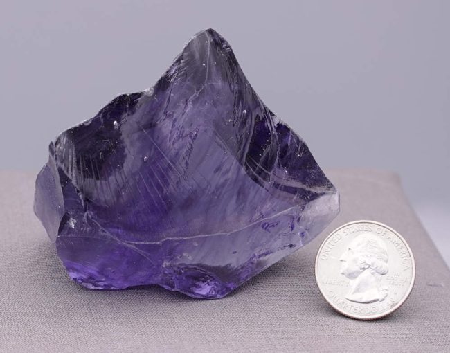 Gem Banded Violet Sovereign Amethyst Monatomic Andara Crystal 148.0 g. - Image 8