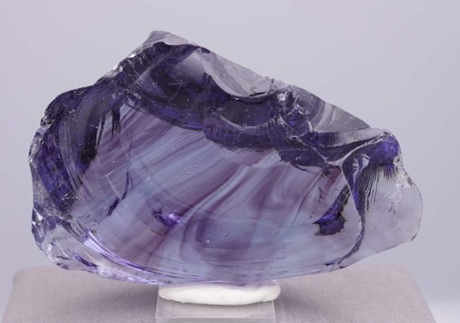 Gem Banded Violet Sovereign Amethyst Monatomic Andara Crystal 497.7 g.