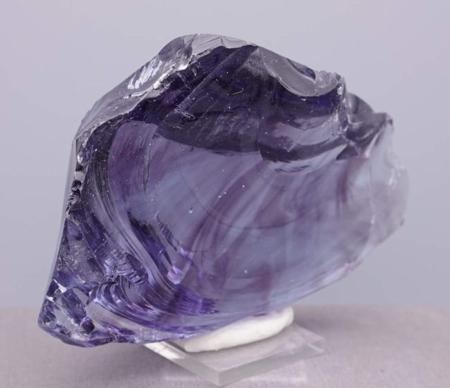 Gem Banded Violet Sovereign Amethyst Monatomic Andara Crystal 497.7 g. - Image 3