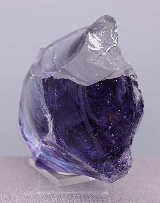 Gem Banded Violet Sovereign Amethyst Monatomic Andara Crystal 497.7 g. - Image 4