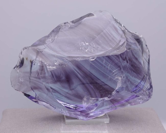 Gem Banded Violet Sovereign Amethyst Monatomic Andara Crystal 497.7 g. - Image 5