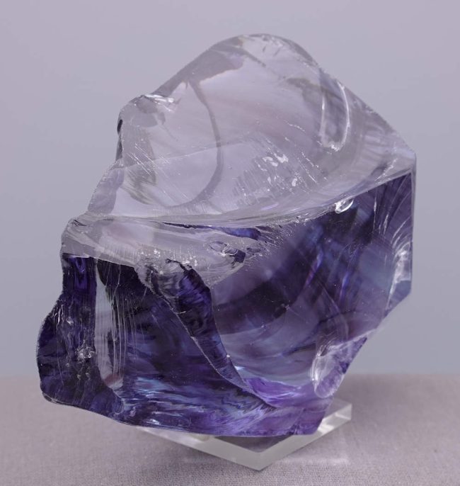 Gem Banded Violet Sovereign Amethyst Monatomic Andara Crystal 497.7 g. - Image 6