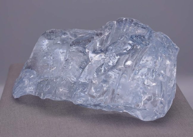 Rare Gem Ascendant Lilac "Heart" with bubbles Monatomic Andara Crystal 702.0 g. - Image 7