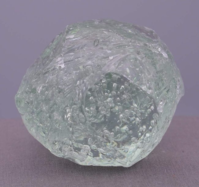 Rare Celestial Gold Green Sea Foam "Heart" Monatomic Andara Crystal 584.0 g. - Image 7
