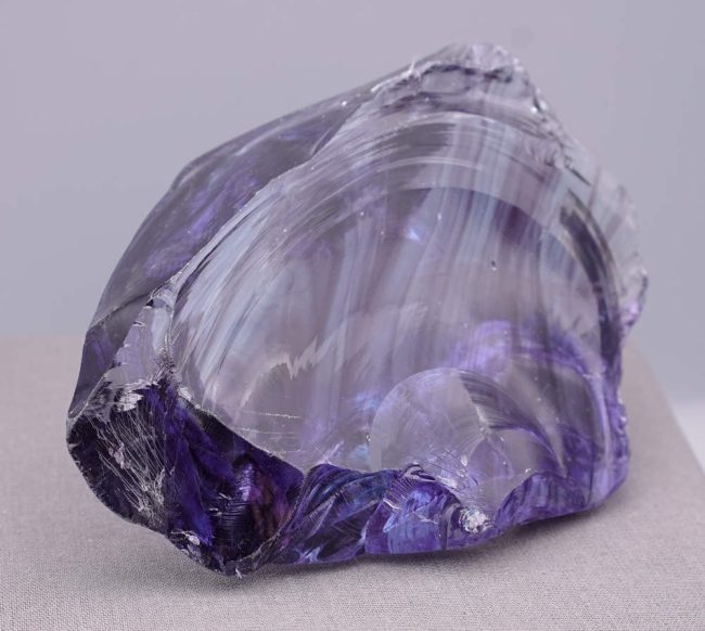 Gem Banded Violet Sovereign Amethyst Monatomic Andara Crystal 497.7 g. - Image 8