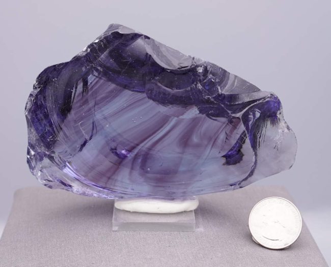 Gem Banded Violet Sovereign Amethyst Monatomic Andara Crystal 497.7 g. - Image 10