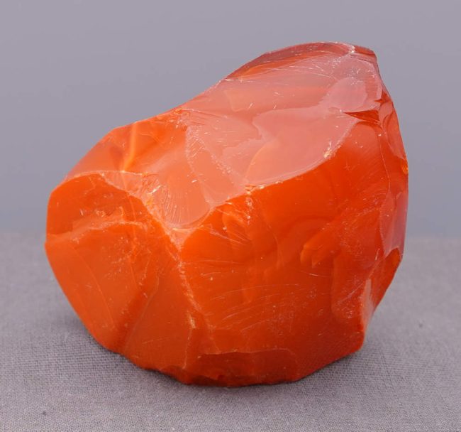 Rare Gem Bicolor Sunrise/Dragon's Blood "Heart" Monatomic Andara Crystal 207.5 g. - Image 2