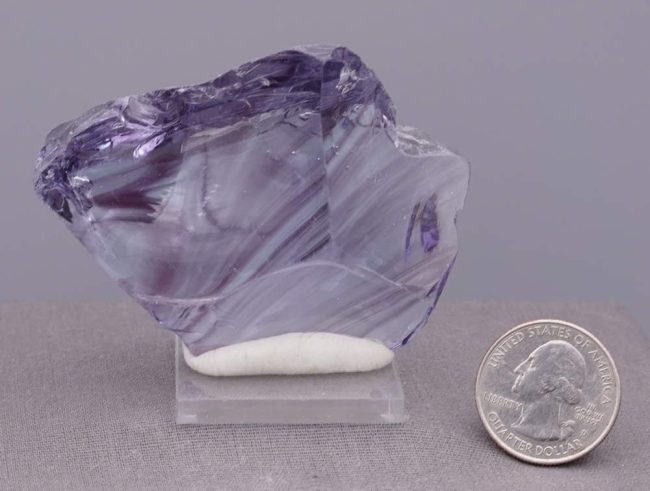 Gem Banded Violet Sovereign Amethyst Monatomic Andara Crystal 88.0 g. - Image 8