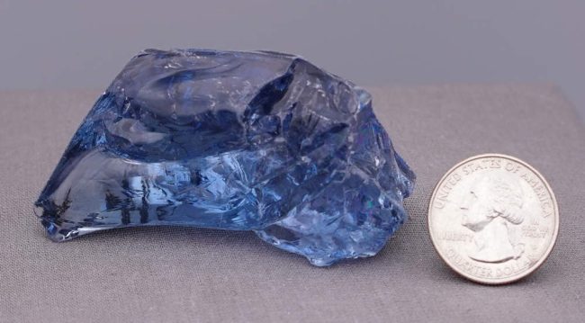 Rare Gem Indigo Elestial Sapphire Monatomic Andara Crystal 88.9 g. - Image 8