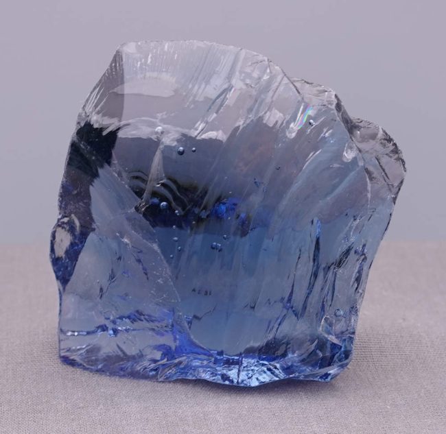 Rare Gem Indigo Elestial Sapphire Monatomic Andara Crystal 155.7 g.