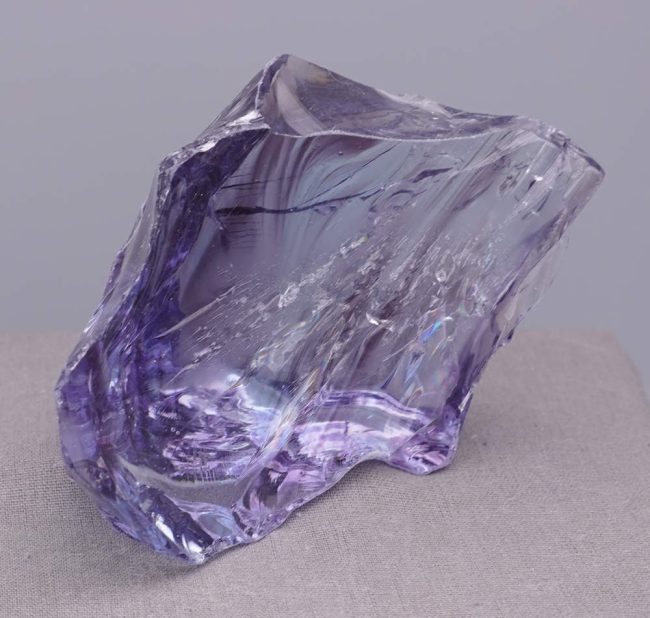 Gem Banded Violet Sovereign Amethyst Monatomic Andara Crystal 233.0 g. - Image 3