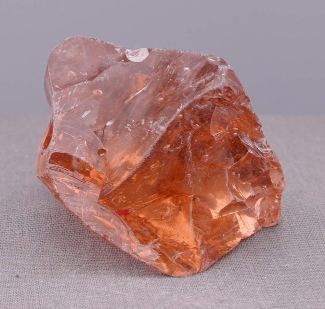 Rare Gem Bicolor Lion's Heart/Scarlet Shift with bubbles Monatomic Andara Crystal 82.0 g. - Image 3