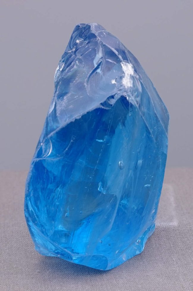 Rare Gem Angel Aura Elestial Sapphire "Heart" Monatomic Andara Crystal 262.8 g. - Image 5