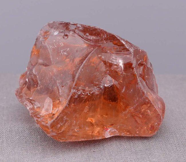 Rare Gem Bicolor Lion's Heart/Scarlet Shift with bubbles Monatomic Andara Crystal 82.0 g. - Image 6