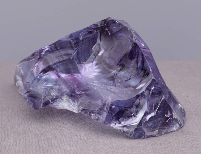 Gem Banded Violet Sovereign Amethyst Monatomic Andara Crystal 233.0 g. - Image 7