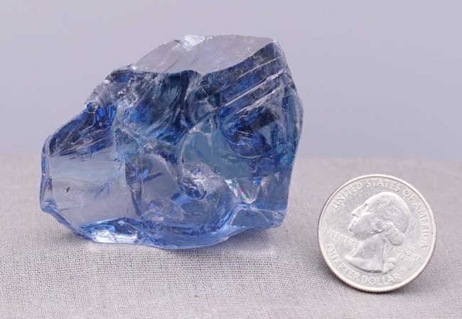 Rare Gem Indigo Elestial Sapphire Monatomic Andara Crystal 72.3 g. - Image 7