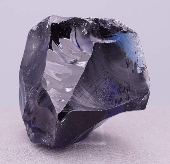 Rare Gem Indigo Elestial Sapphire "Heart" Monatomic Andara Crystal 257.4 g. - Image 2