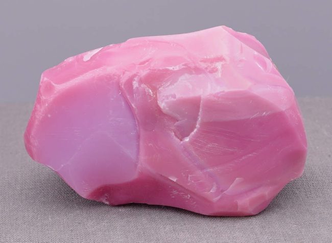 Rare Bicolor Gem Angel Aura/Pastel HGW Pink "Heart" Monatomic Andara Crystal 179.4 g. - Image 3