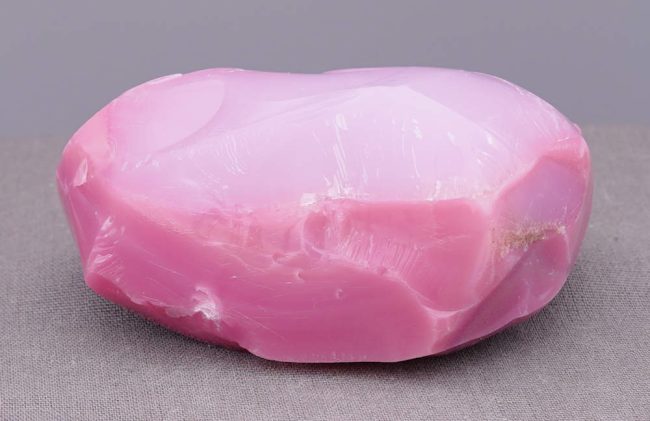 Rare Bicolor Gem Angel Aura/Pastel HGW Pink "Heart" Monatomic Andara Crystal 179.4 g. - Image 4