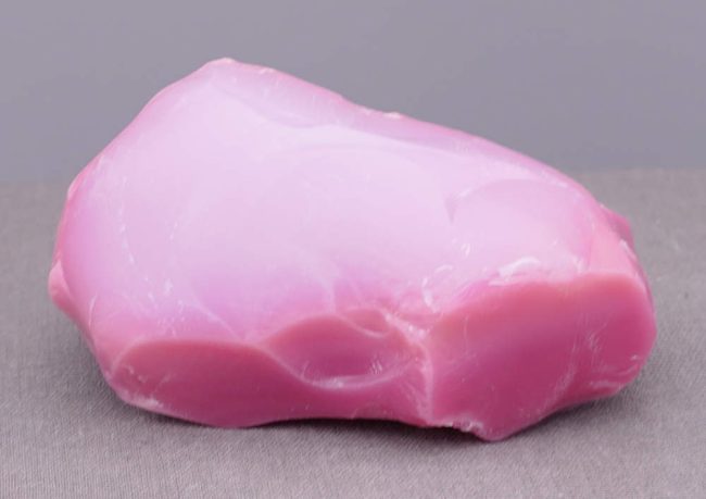 Rare Bicolor Gem Angel Aura/Pastel HGW Pink "Heart" Monatomic Andara Crystal 179.4 g. - Image 5
