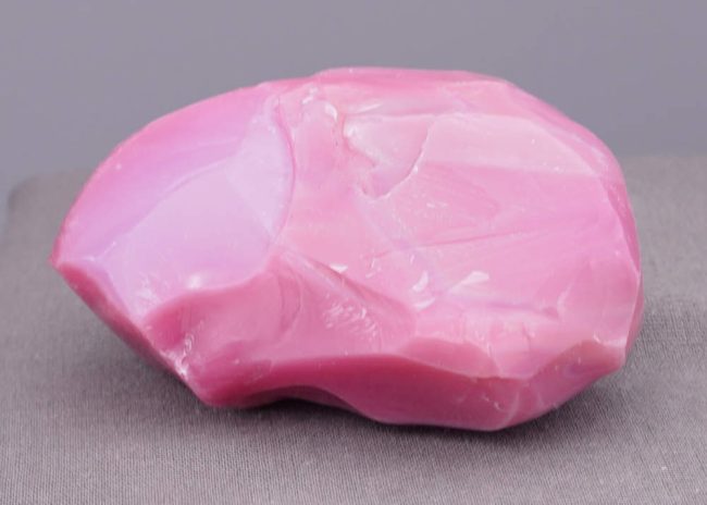 Rare Bicolor Gem Angel Aura/Pastel HGW Pink "Heart" Monatomic Andara Crystal 179.4 g. - Image 6