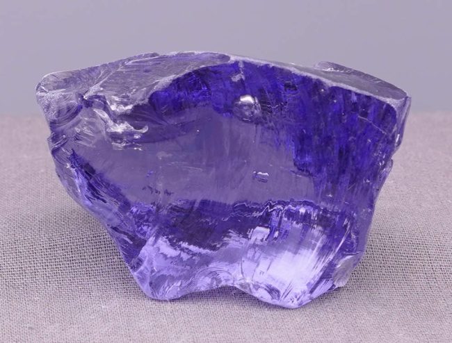 Gem Violet Sovereign Amethyst with bubbles Monatomic Andara Crystal 86.0 g.