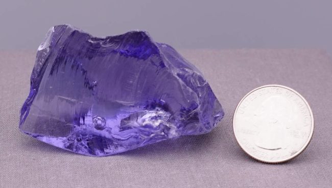 Gem Violet Sovereign Amethyst with bubbles Monatomic Andara Crystal 86.0 g. - Image 8