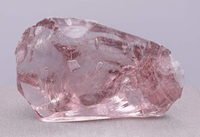 Rare Gem Rose de France Monatomic Andara Crystal 216.2 g.