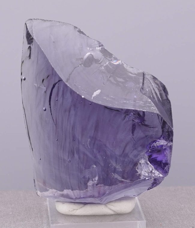Gem Banded Violet Sovereign Amethyst Monatomic Andara Crystal 120.2 g. - Image 4