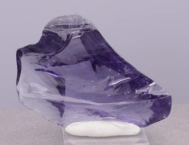 Gem Banded Violet Sovereign Amethyst Monatomic Andara Crystal 69.8 g.