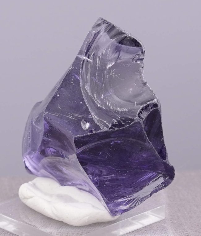 Gem Banded Violet Sovereign Amethyst Monatomic Andara Crystal 69.8 g. - Image 4