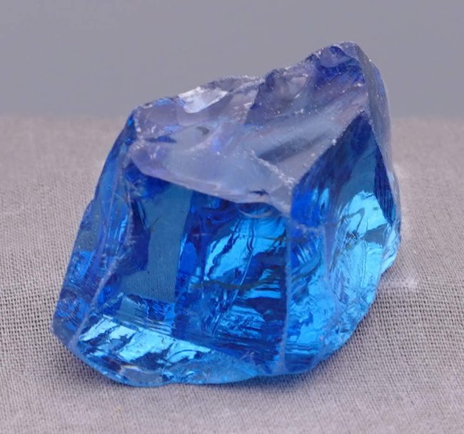 Rare Gem Bicolor Elestial Sapphire/Earth Shaman Monatomic Andara Crystal 40.7 g.