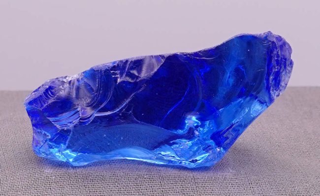 Gem Banded Elestial Sapphire/Tanzanite Fire Monatomic Andara Crystal 28.4 g. - Image 3