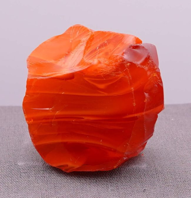 Rare Gem Bicolor Lemurian Sunrise/Dragon's Blood Monatomic Andara Crystal 61.4 g.