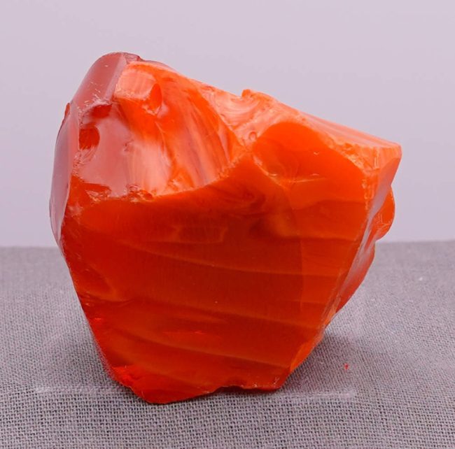 Rare Gem Bicolor Lemurian Sunrise/Dragon's Blood Monatomic Andara Crystal 61.4 g. - Image 4