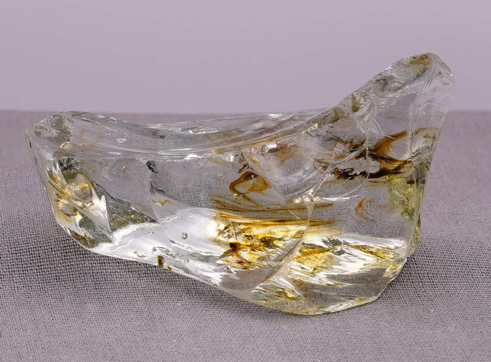 Rare Gem Multi Celestial Gold Green/Gold/Earth Shaman with bubbles Monatomic Andara Crystal 39.6 g. - Image 4