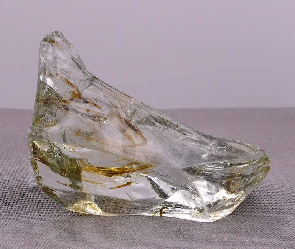 Rare Gem Multi Celestial Gold Green/Gold/Earth Shaman with bubbles Monatomic Andara Crystal 39.6 g. - Image 5