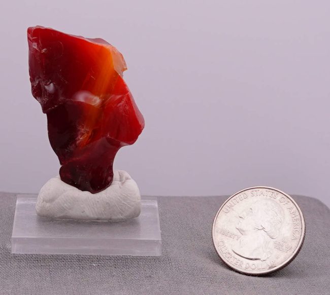 Rare Gem Banded Multi Lemurian Sunrise Monatomic Andara Crystal 27.6 g. - Image 8