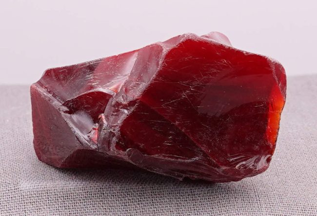 Rare Gem Banded Bicolor Dragon's Blood/Scarlet Shift Monatomic Andara Crystal 39.6 g. - Image 5