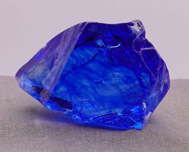 Gem Banded Elestial Sapphire/Tanzanite Fire Monatomic Andara Crystal 56.1 g. - Image 2