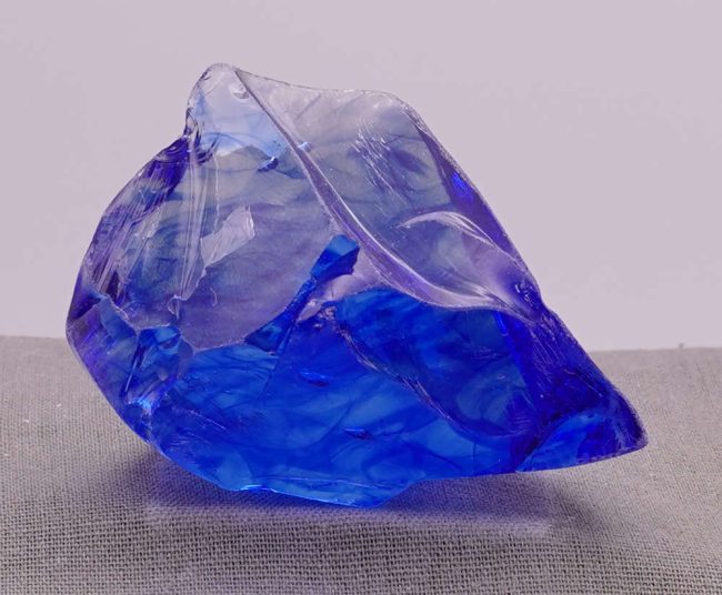 Gem Banded Elestial Sapphire/Tanzanite Fire Monatomic Andara Crystal 56.1 g. - Image 3