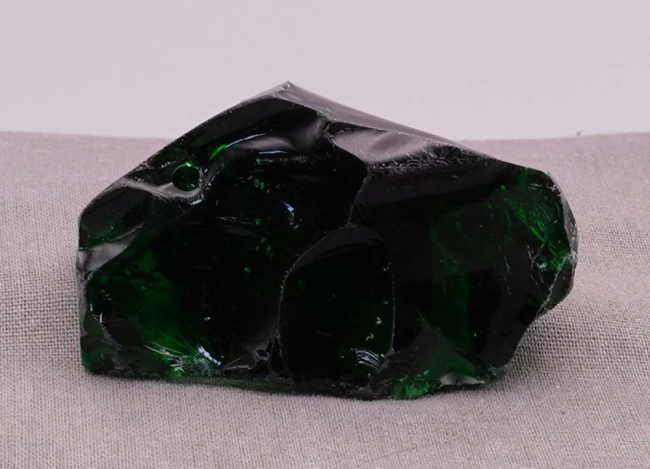 Rare Iridium Emerald with bubbles Monatomic Andara Crystal 55.4 g. - Image 4