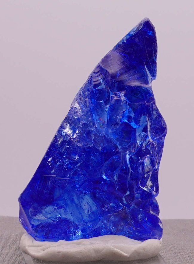 Gem Banded Elestial Sapphire/Tanzanite Fire with crystals Monatomic Andara Crystal 56.9 g. - Image 5