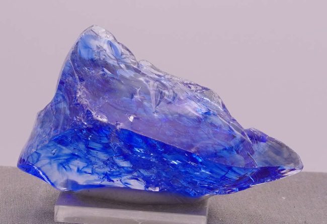 Gem Banded Elestial Sapphire/Tanzanite Fire with crystals Monatomic Andara Crystal 56.9 g. - Image 7