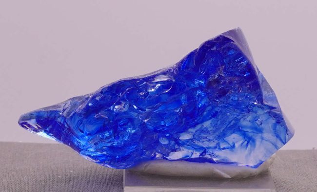 Gem Banded Elestial Sapphire/Tanzanite Fire with crystals Monatomic Andara Crystal 56.9 g. - Image 8