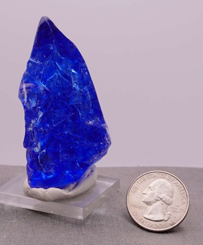 Gem Banded Elestial Sapphire/Tanzanite Fire with crystals Monatomic Andara Crystal 56.9 g. - Image 9