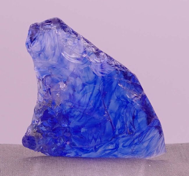 Gem Banded Elestial Sapphire/Tanzanite Fire with crystals Monatomic Andara Crystal 64.2 g. - Image 3