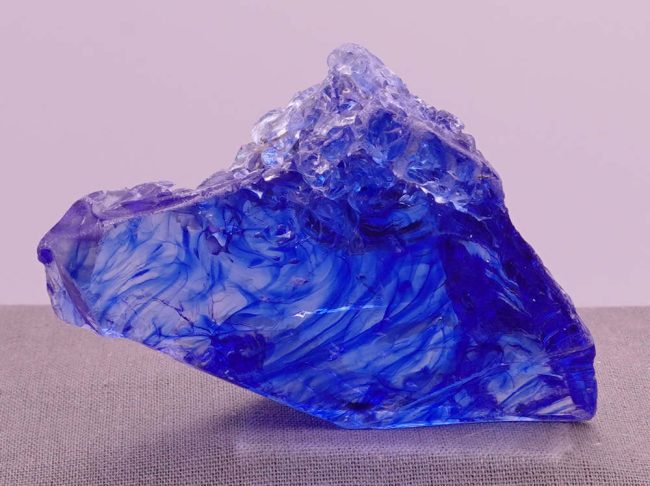 Gem Banded Elestial Sapphire/Tanzanite Fire with crystals Monatomic Andara Crystal 64.2 g. - Image 5